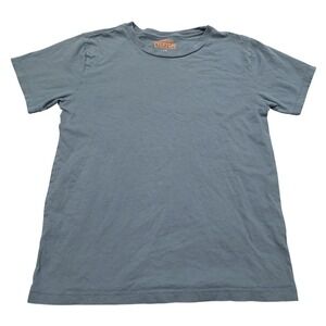 Crewcuts J Crew Boys Everyday Short Sleeve Tee Shirt Blue Gray Cotton Size 12